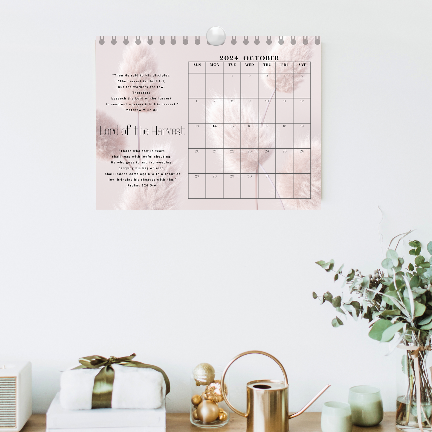 Bible Tapestry Scripture Calendar