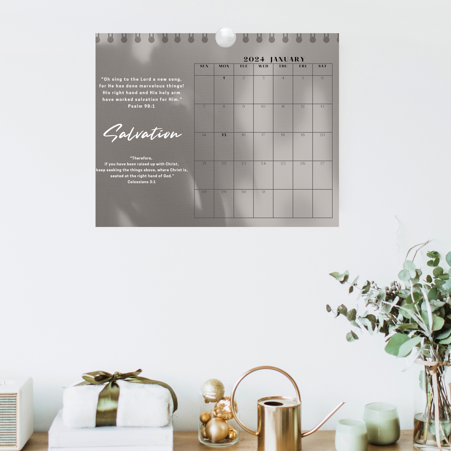 Bible Tapestry Scripture Calendar