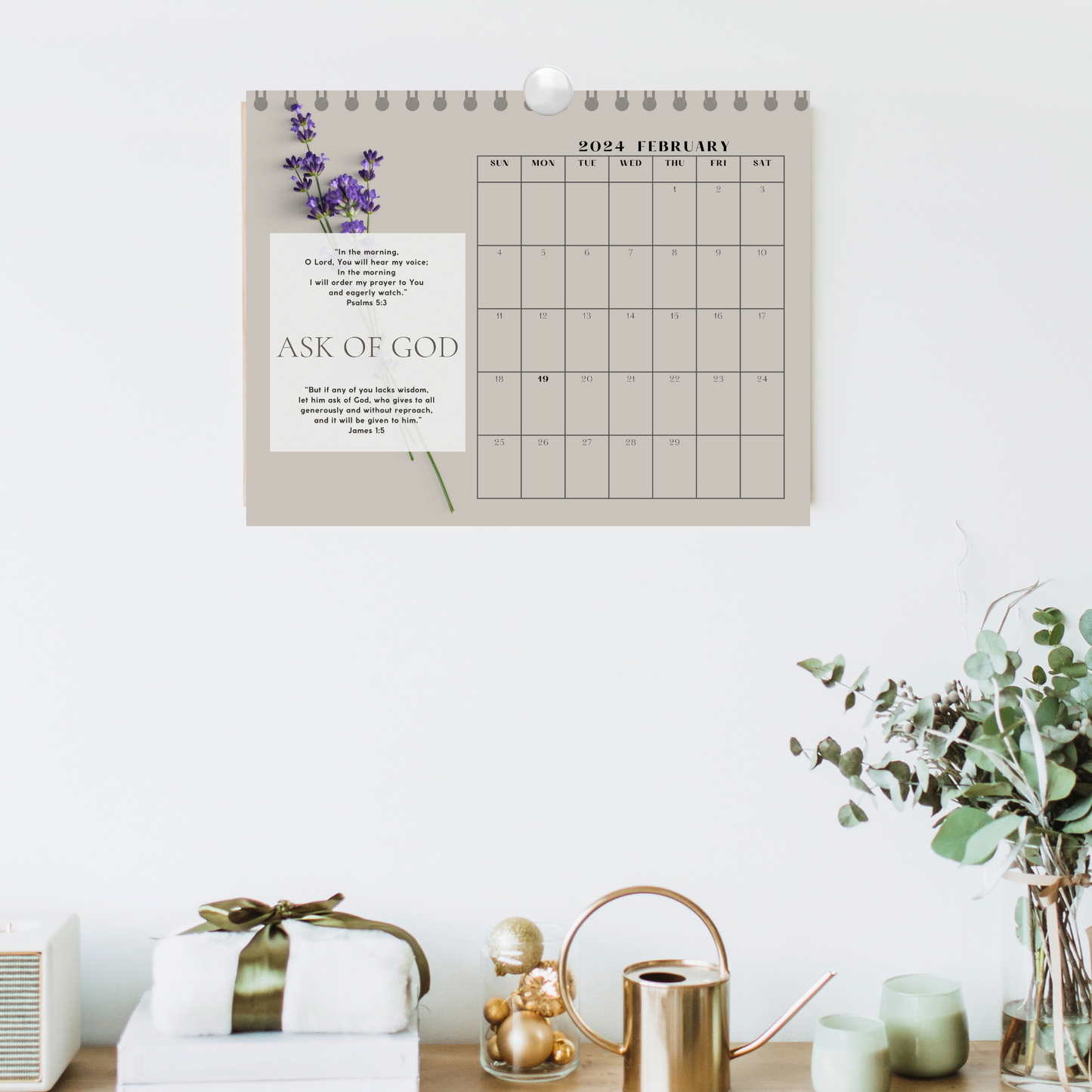 Bible Tapestry Scripture Calendar