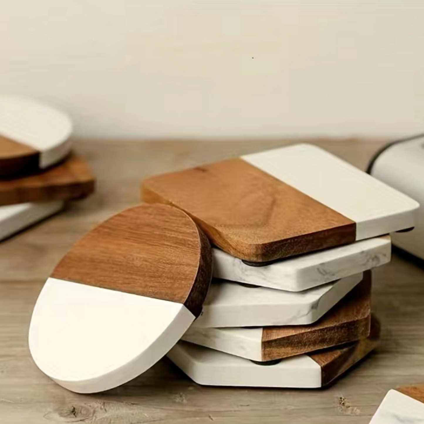 Wood & Marble Coasters