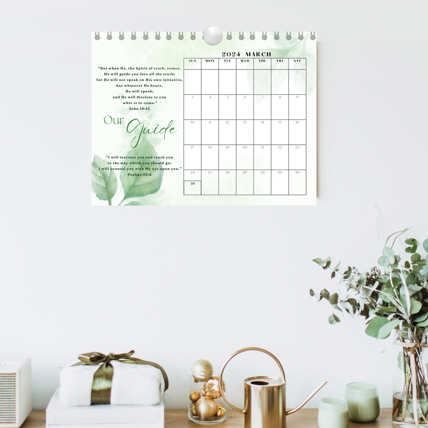 Bible Tapestry Scripture Calendar