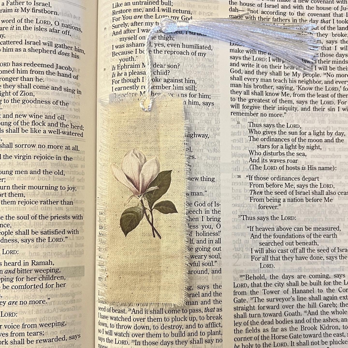 Linen Bookmarks