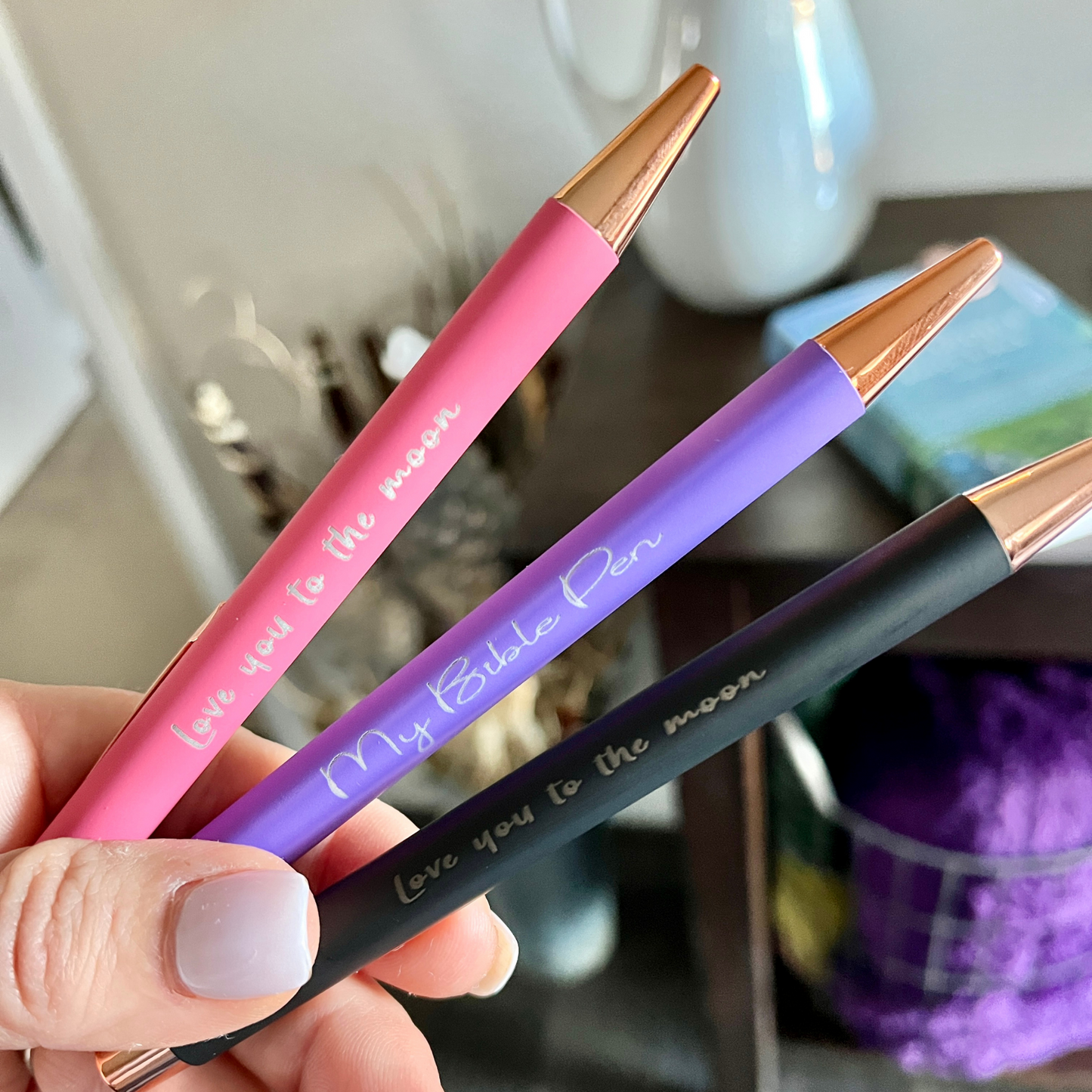 Pens Engraved ~ Stylus Ballpoint. Personalized Luxurious Soft Touch Ballpoint Pen with Stylus, Fancy Custom Pen, Gift Pens, logo merchandise