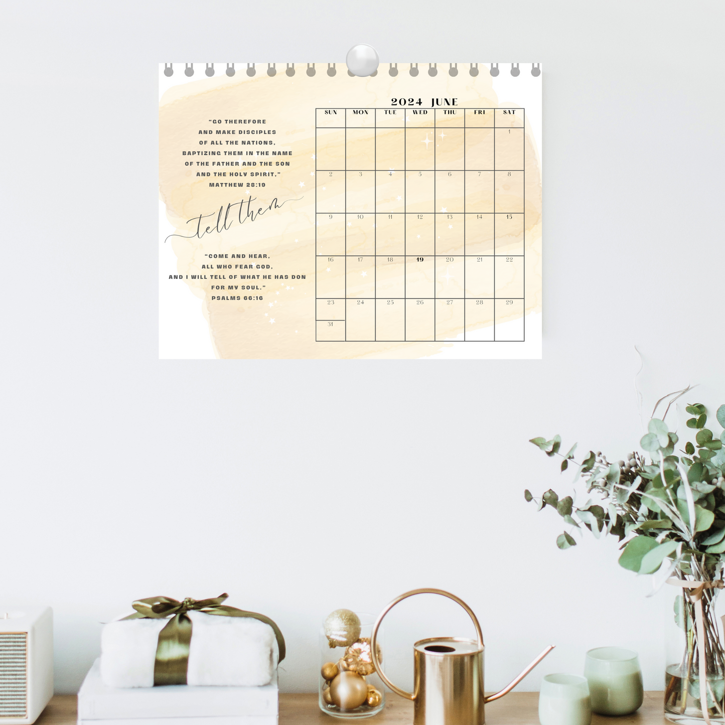 Bible Tapestry Scripture Calendar