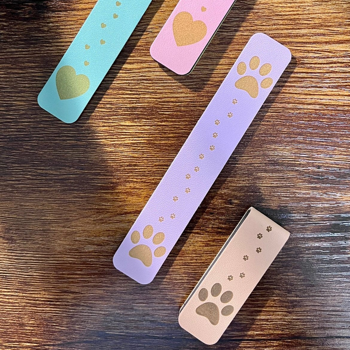 Bookmarks ~ Engraved magnetic Shimmer