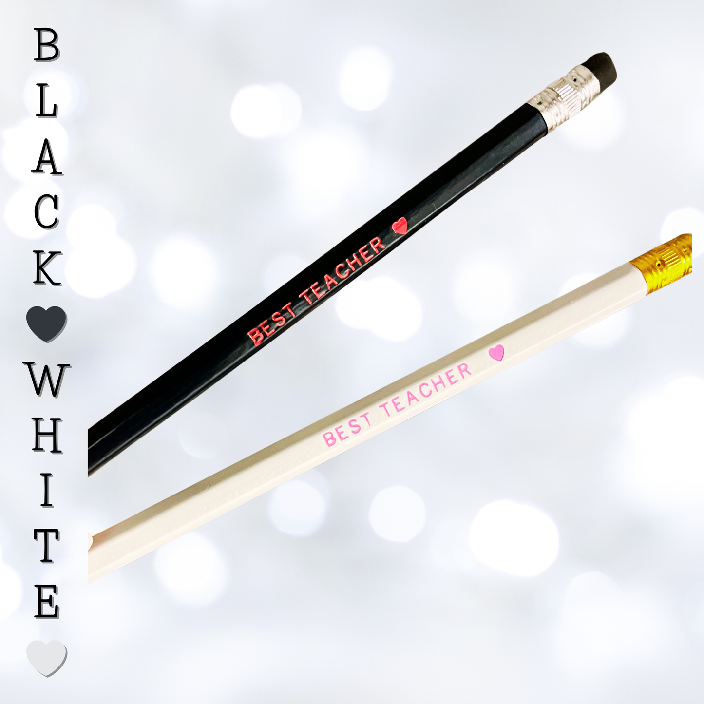 Personalized Color Foil Stamped Pencils
