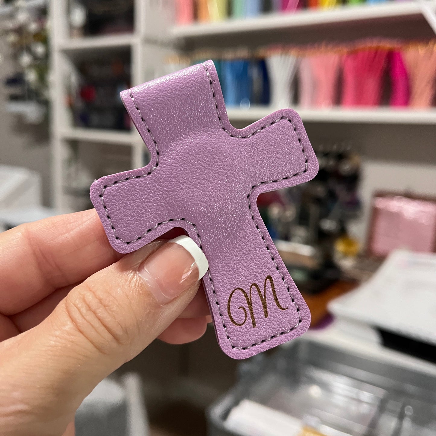 Magnetic Cross Bookmark, Personalized Magnetic Book Accessory.
