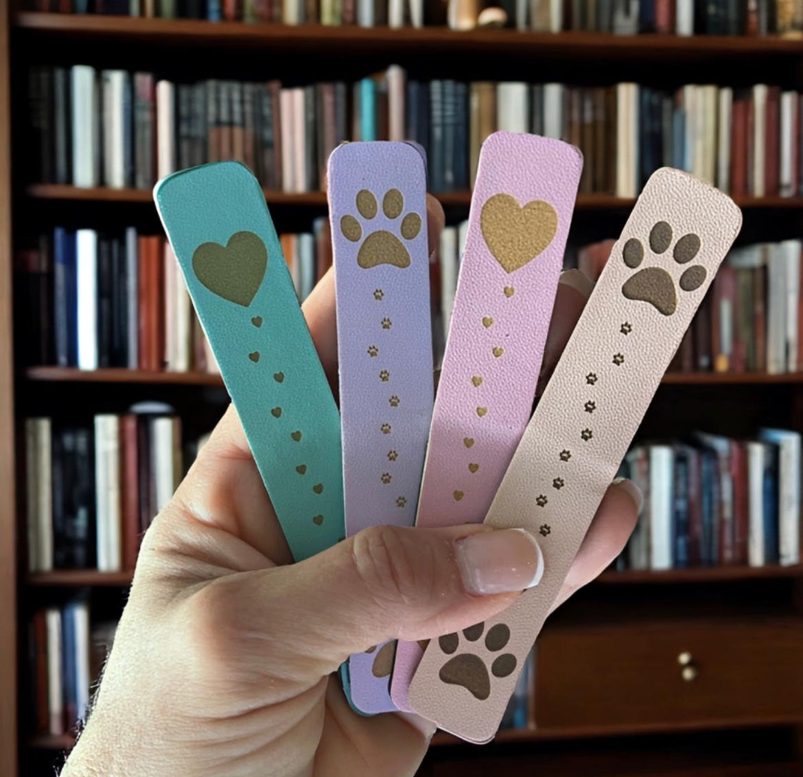 Bookmarks ~ Engraved magnetic Shimmer