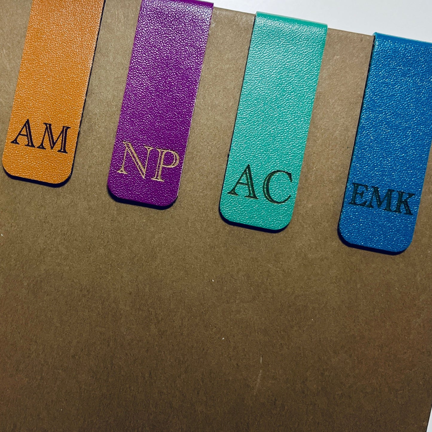 Bookmarks ~ Engraved magnetic Shimmer
