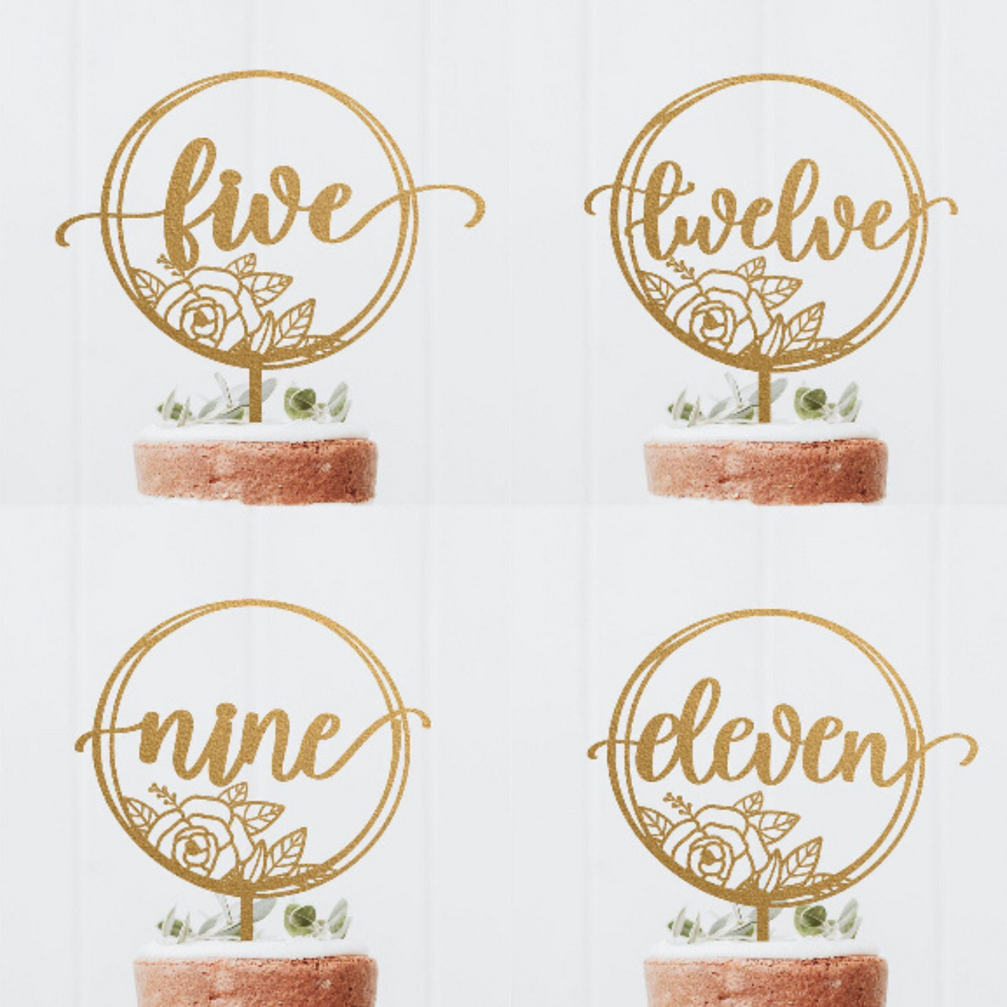 Birthday Cake Toppers ~ Acrylic Birthday Cake Topper