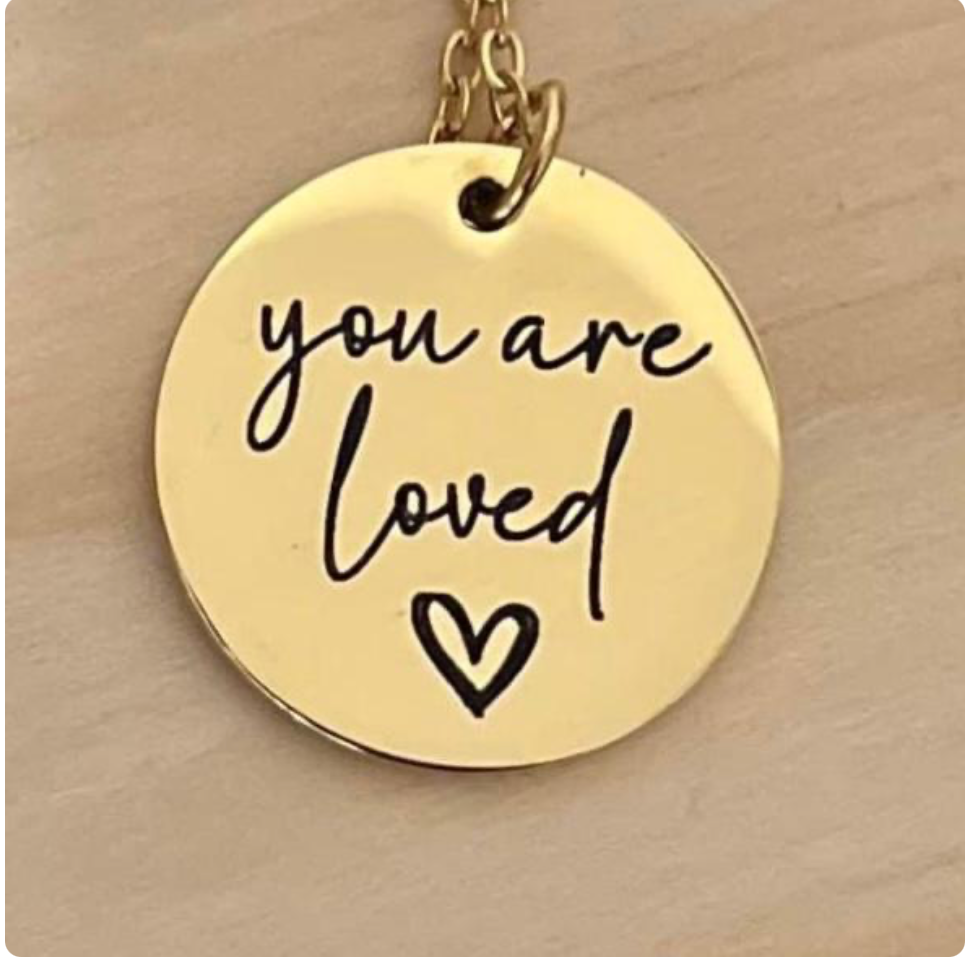 Key Chain ~ Stainless Steel Round Custom