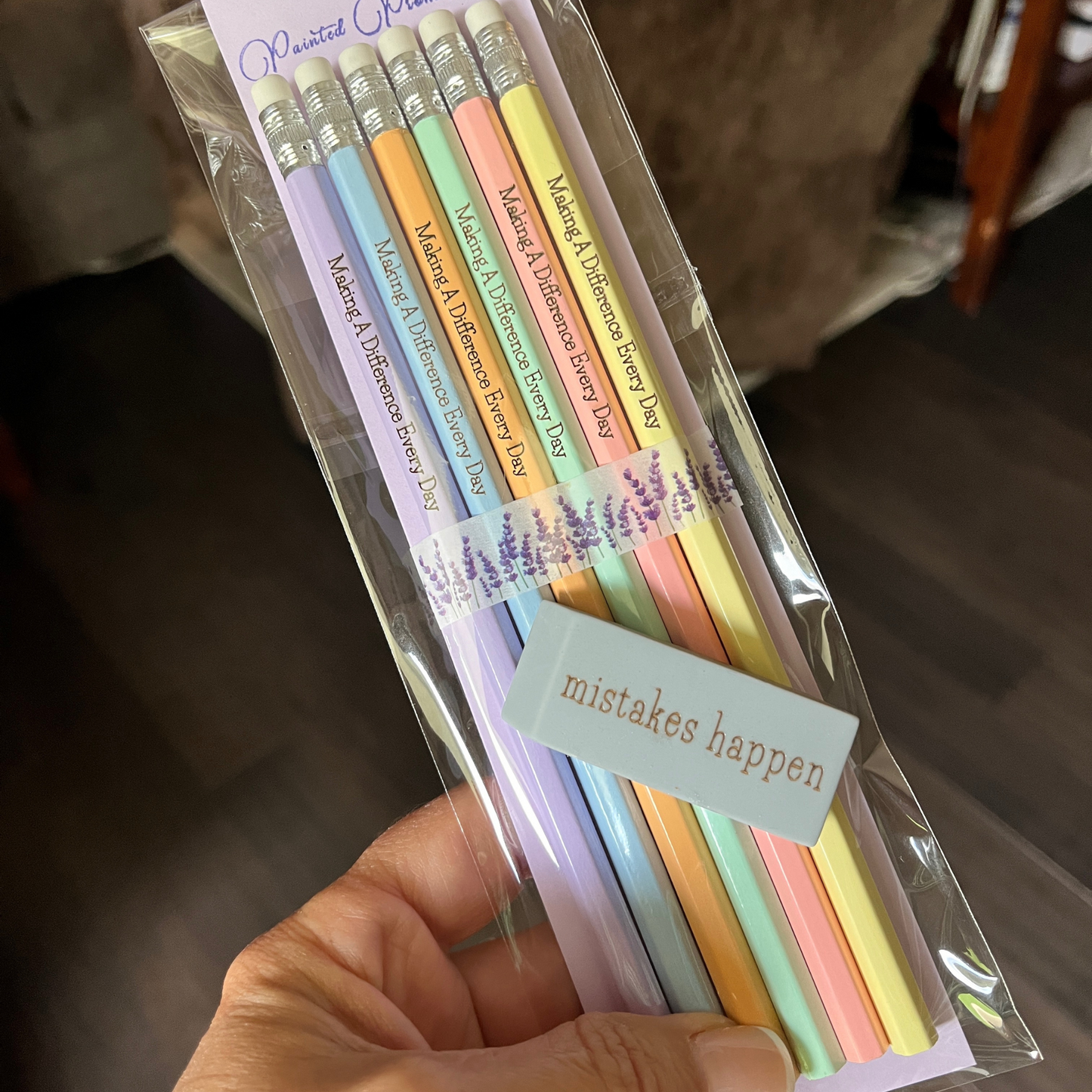 Pencils ~ Personalized Custom Engraved in 30+ Color Choices.