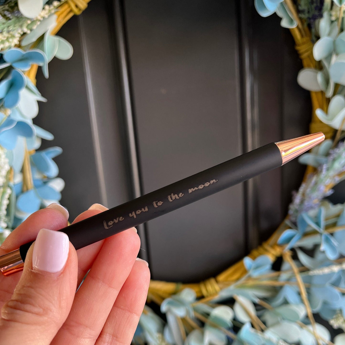 Pens Engraved~ Push Top Click Action. Personalized Luxurious Soft Touch Ballpoint Pens, Fancy Custom Pen, Gifts, Back to School, Merchandise