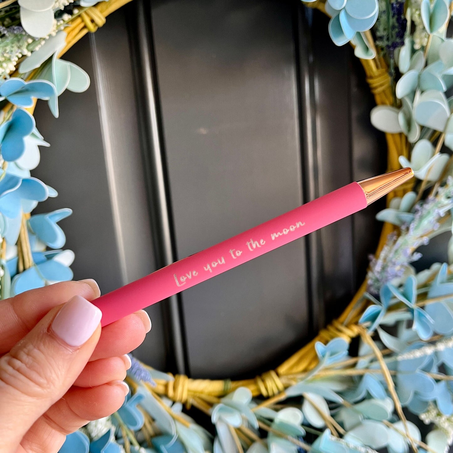 Pens Engraved~ Push Top Click Action. Personalized Luxurious Soft Touch Ballpoint Pens, Fancy Custom Pen, Gifts, Back to School, Merchandise