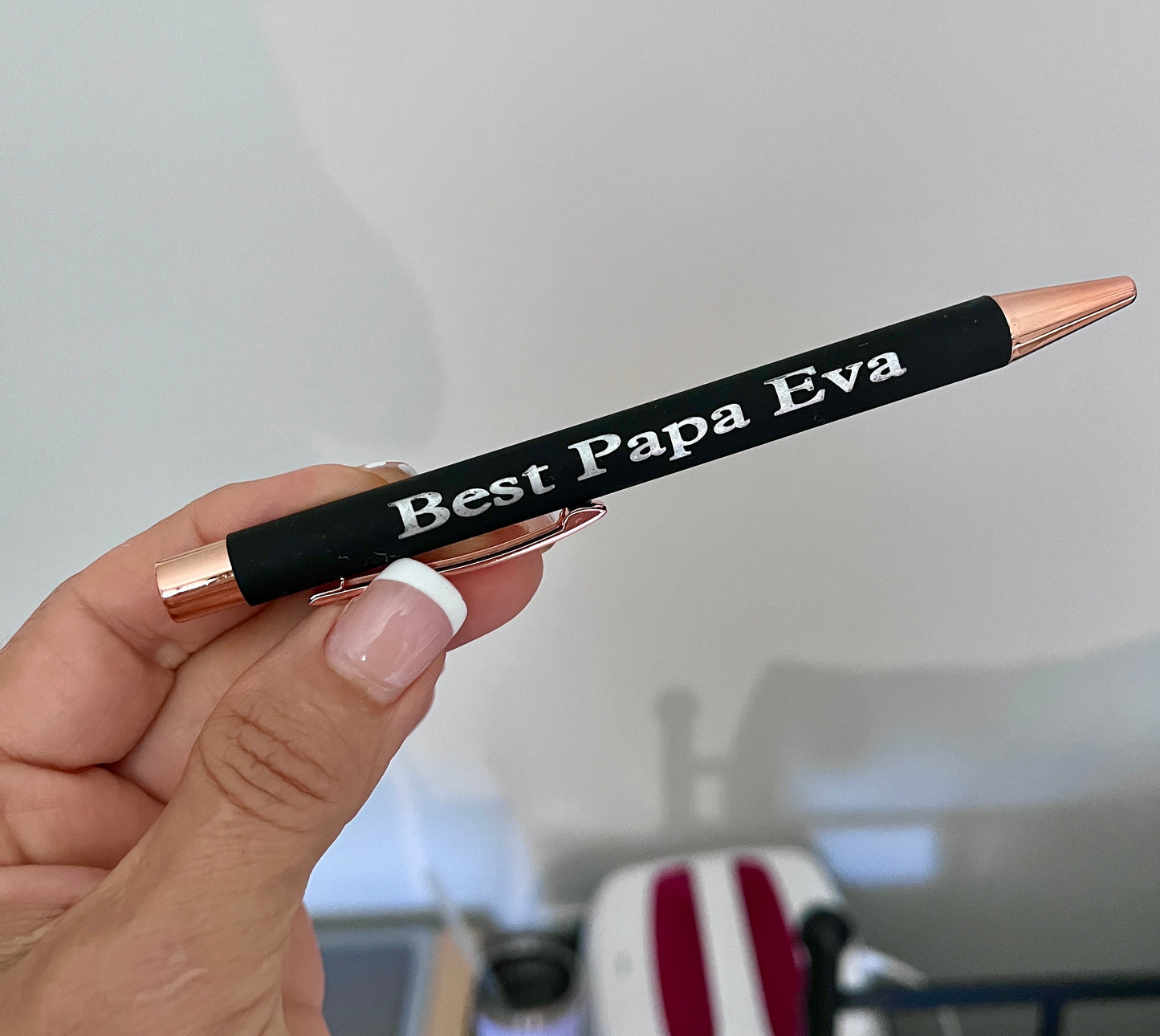 Pens Engraved~ Push Top Click Action. Personalized Luxurious Soft Touch Ballpoint Pens, Fancy Custom Pen, Gifts, Back to School, Merchandise