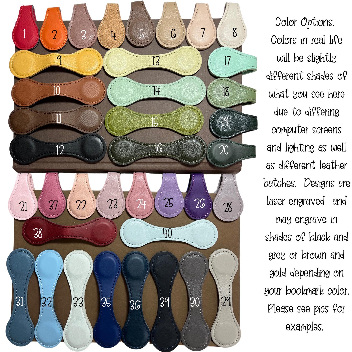 Best Friends In Different States Bookmark, Leather Magnetic