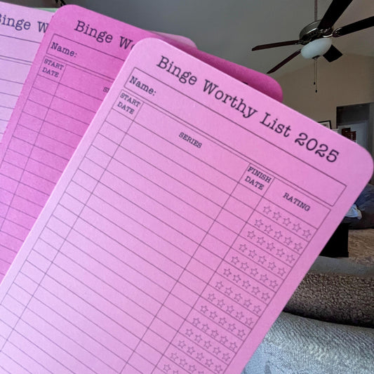 Television Series Tracker Bookmark