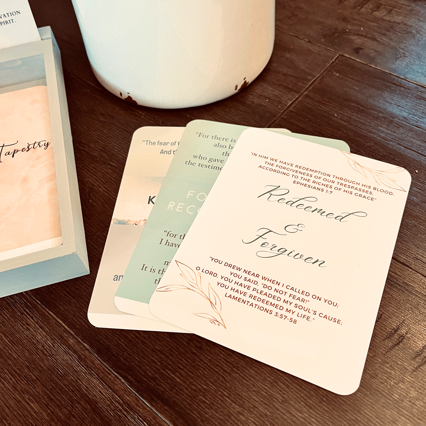 Bible Tapestry Scripture Card Sets