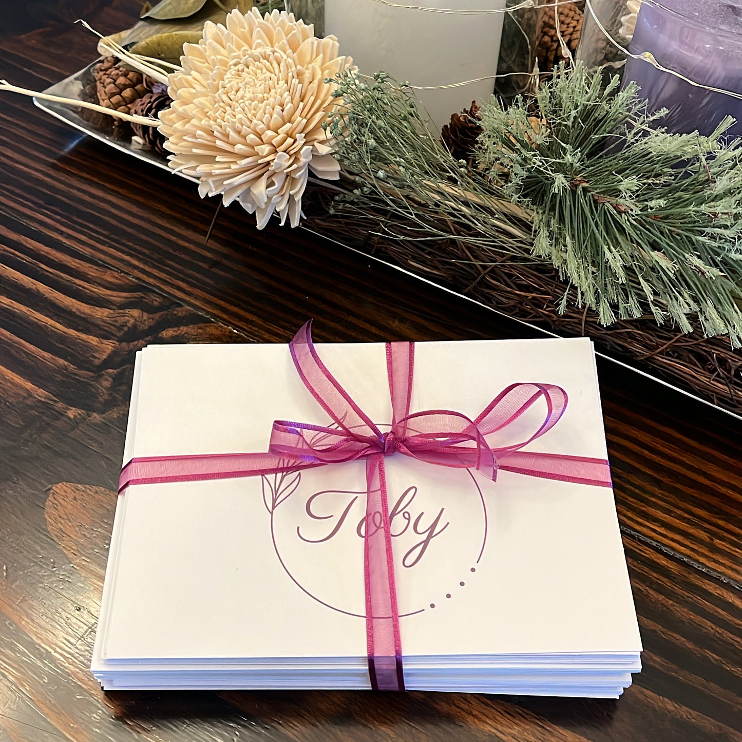 Stationary Note Cards Personalized