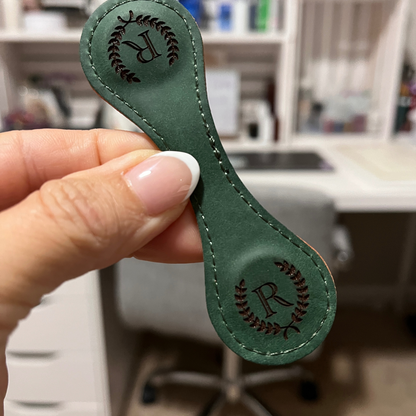 Bookmarks ~ Leather Engraved Magnetic