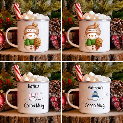 Cocoa Mugs ~ Personalized 12 oz., 14 oz with lid  & 15 oz.