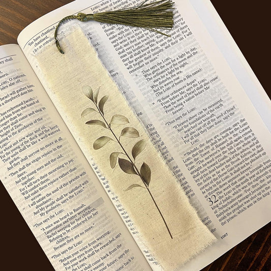 Linen Bookmarks