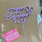 Birthday Cake Toppers ~ Acrylic Birthday Cake Topper