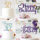 Birthday Cake Toppers ~ Acrylic Birthday Cake Topper