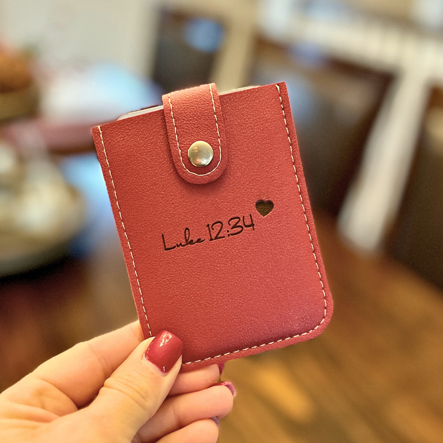 Credit Card Wallet ~ Leather Customized