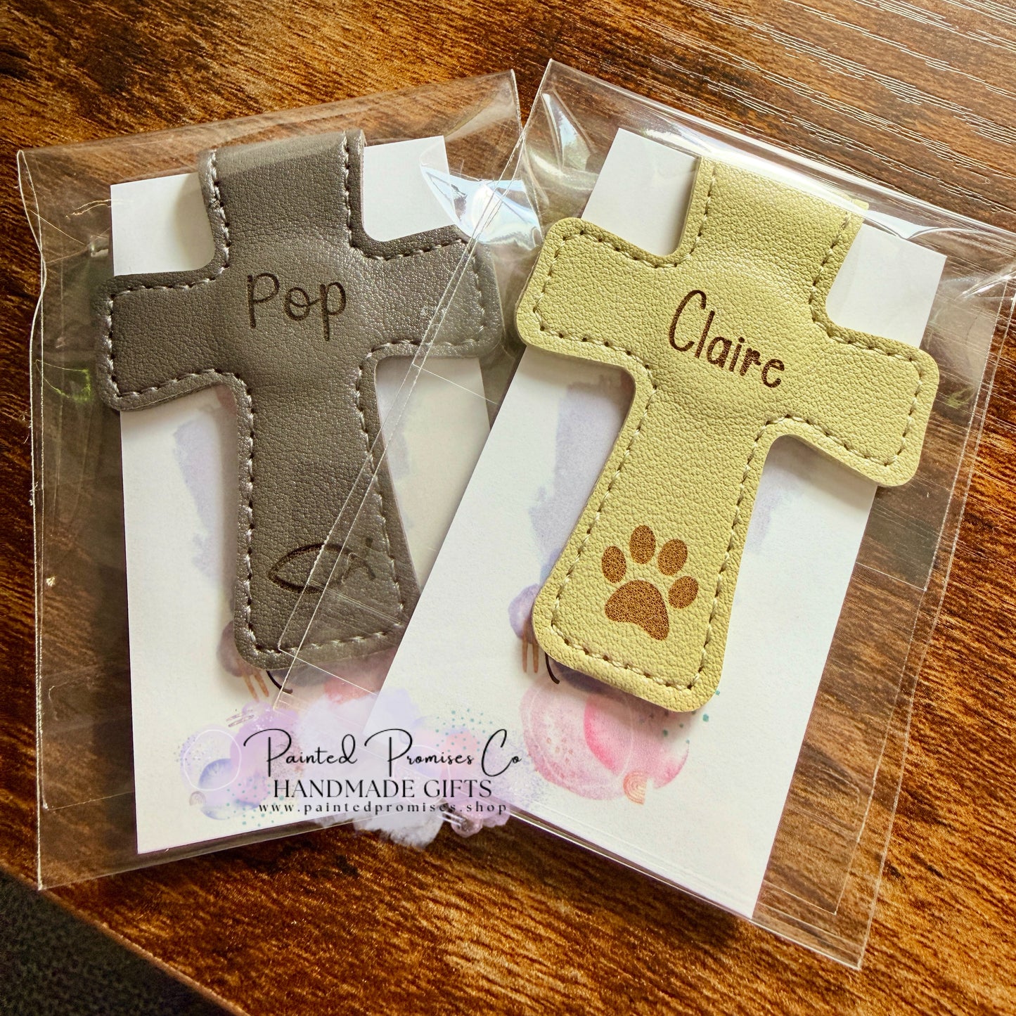 Magnetic Cross Bookmark, Personalized Magnetic Book Accessory.