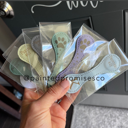 Bookmarks ~ Leather Engraved Magnetic