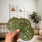 Newborn Milestone Acrylic Engraved Photo Props Set of 15 standard Months, Day, Year, Birth Stats and you are my sunshine, with add on “My First” Holiday Set