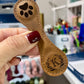 Bookmarks ~ Leather Custom Engraved Magnetic Placeholders