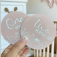 Newborn Milestone Acrylic Engraved Photo Props Set of 15 standard Months, Day, Year, Birth Stats and you are my sunshine, with add on “My First” Holiday Set