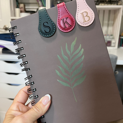 Bookmarks ~ Leather Engraved Magnetic