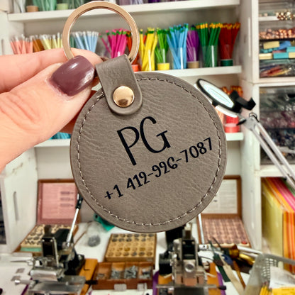 Luggage, Gym and Diaper Bag Tags Custom Engraved