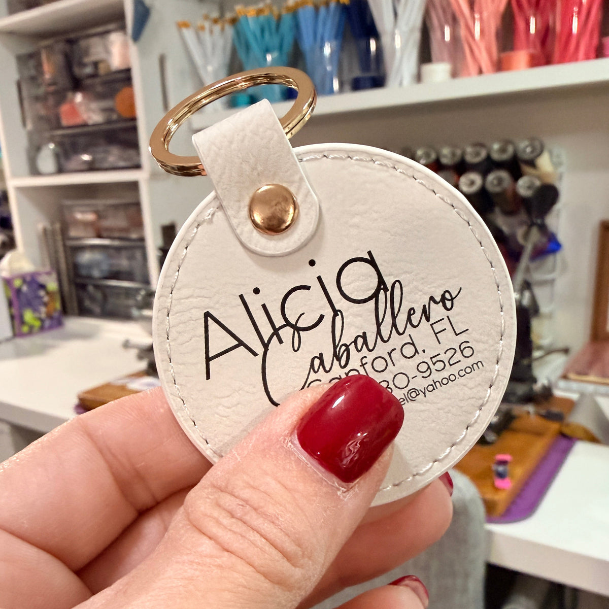 Luggage, Gym and Diaper Bag Tags Custom Engraved