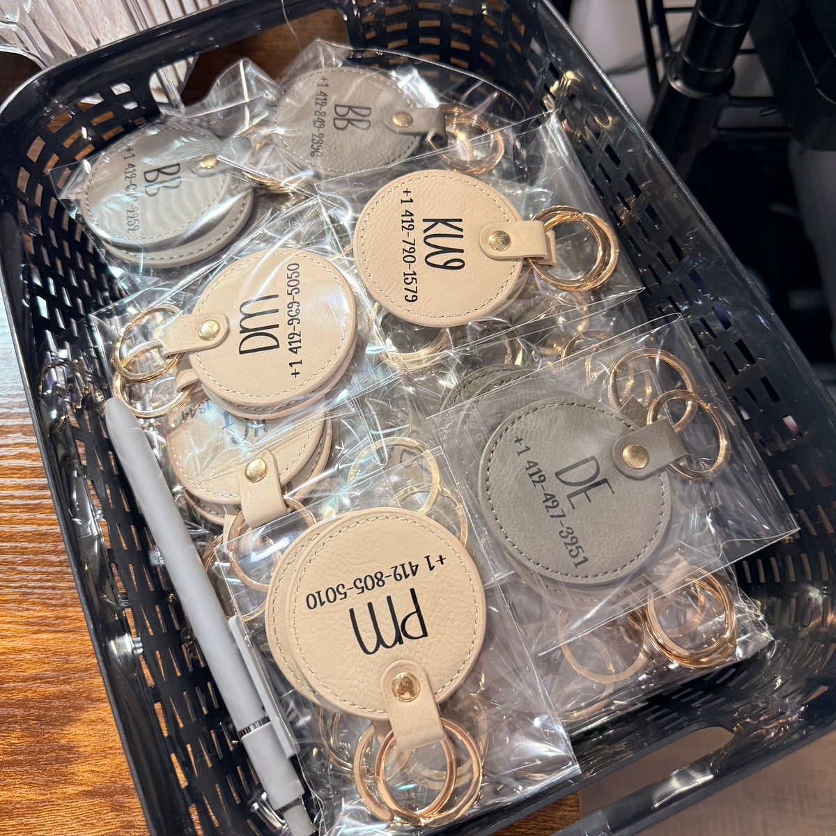 Luggage, Gym and Diaper Bag Tags Custom Engraved