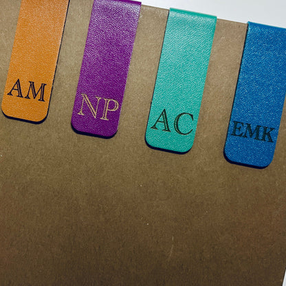 Bookmarks ~  Engraved magnetic Shimmer