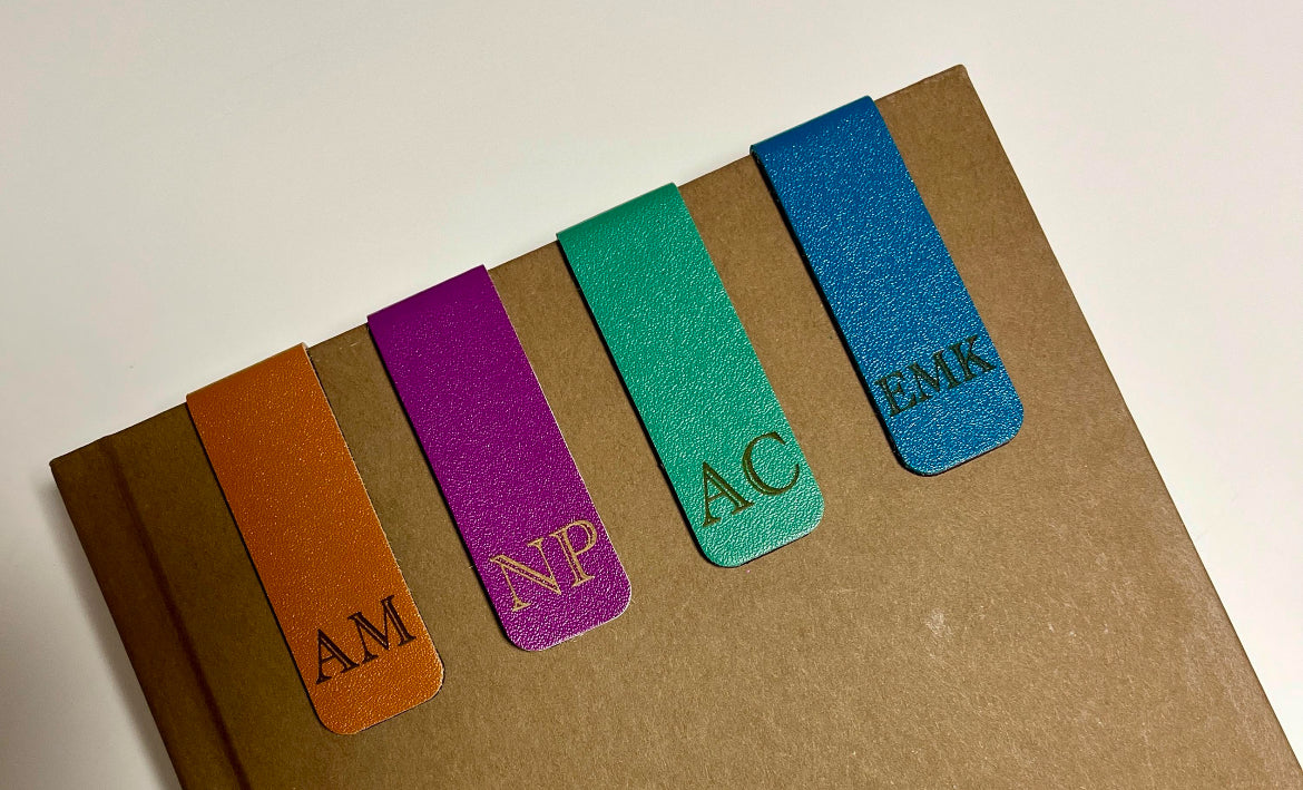 Bookmarks ~  Engraved magnetic Shimmer