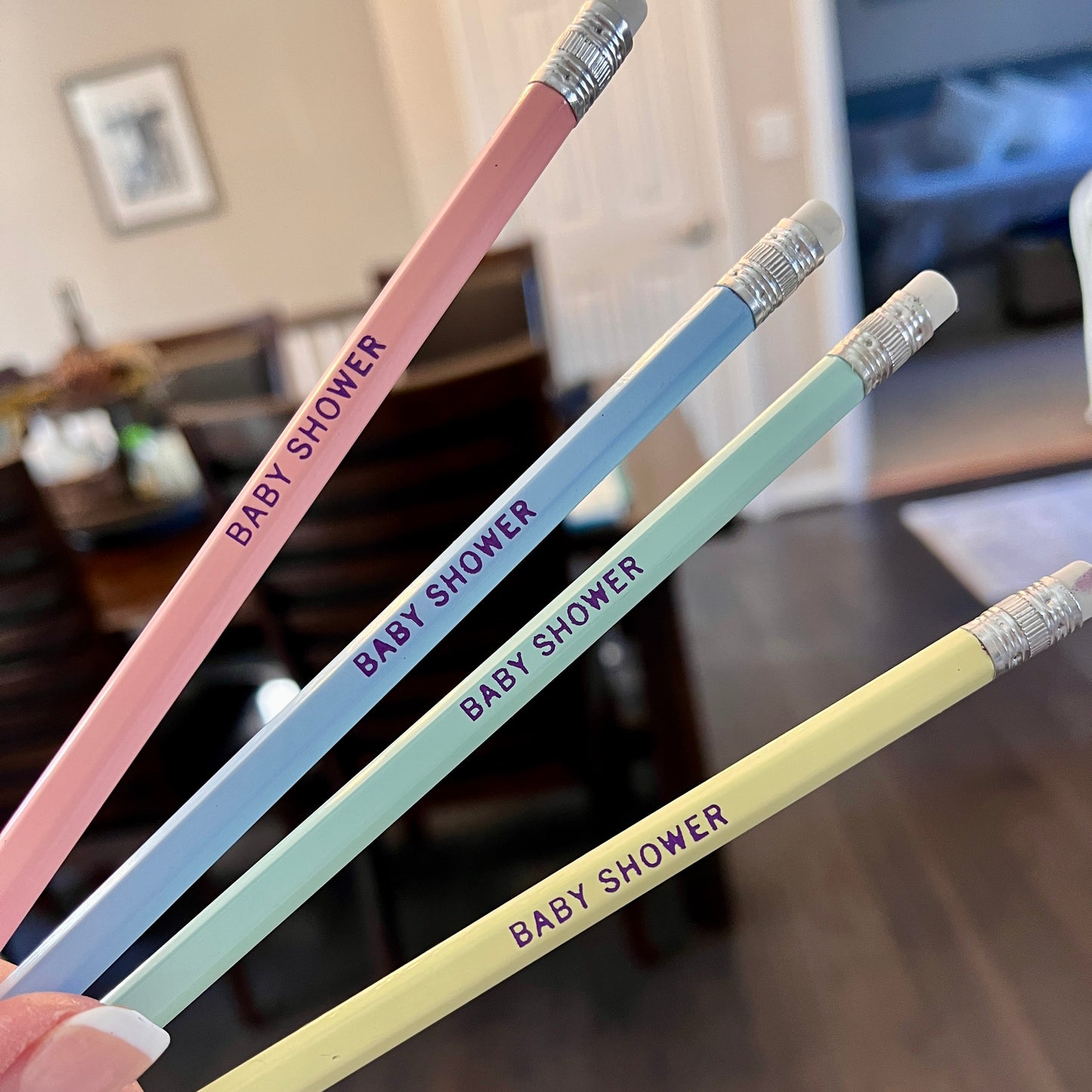 Pencils ~  Personalized Engraved in 30+ Color Choices.