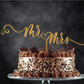 Wedding Cake Topper ~ Acrylic Mr & Mrs. Wedding
