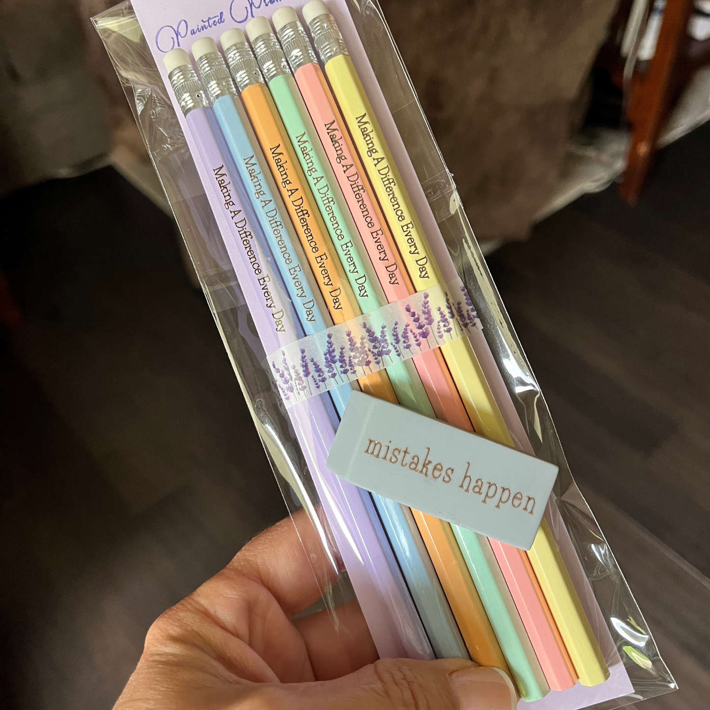 Pencils ~  Personalized Engraved in 30+ Color Choices.