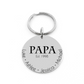 Key Chain ~ Stainless Steel Round
