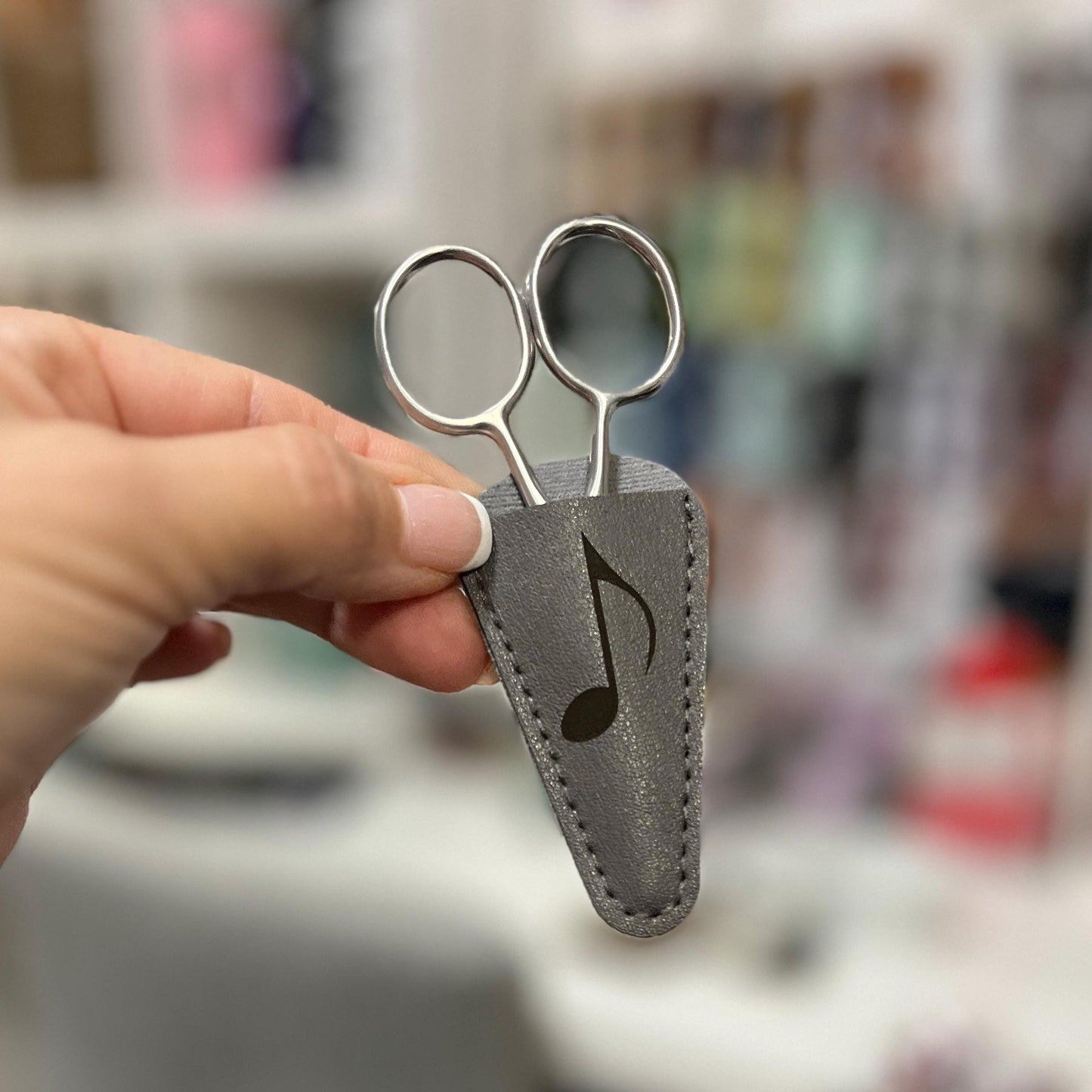 Scissor Sheath: Personalized PU Leatherette Scissor Tip Protector
