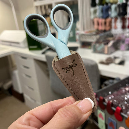 Scissor Sheath: Personalized PU Leatherette Scissor Tip Protector