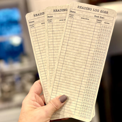 2025 Reading Log Bookmark Digital Download Version. Book Goal List, Printable PDF Version. Record your reading Goals Rate your Books.