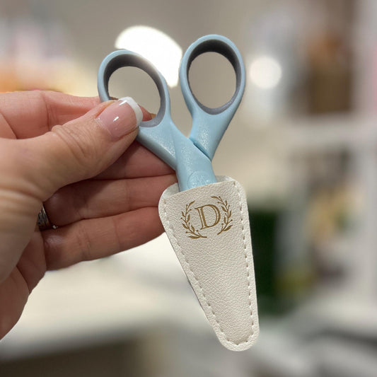 Scissor Sheath: Personalized PU Leatherette Scissor Tip Protector