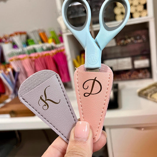 Scissor Sheath: Personalized PU Leatherette Scissor Tip Protector