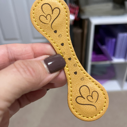 Bookmarks ~ Leather Engraved Magnetic